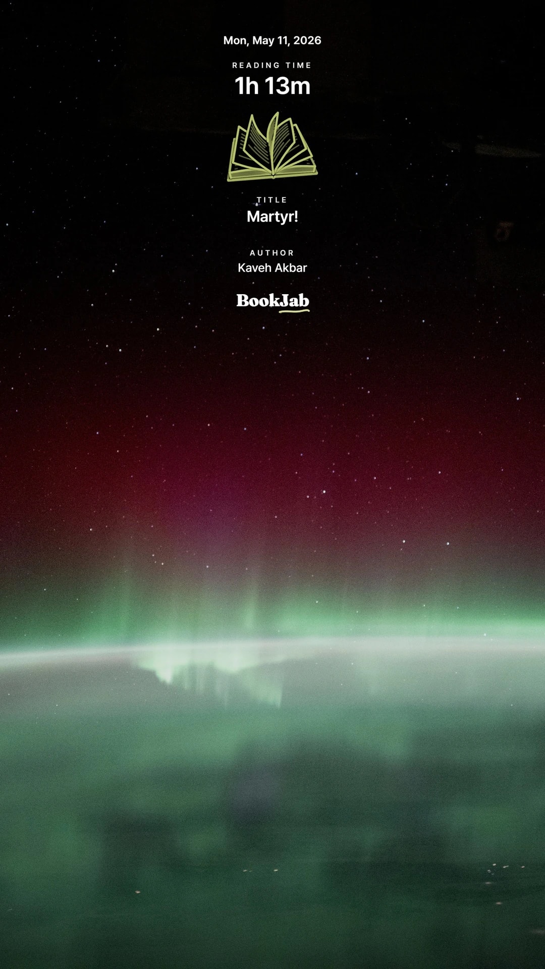 Martyr! · 1h 13m — aurora over Earth