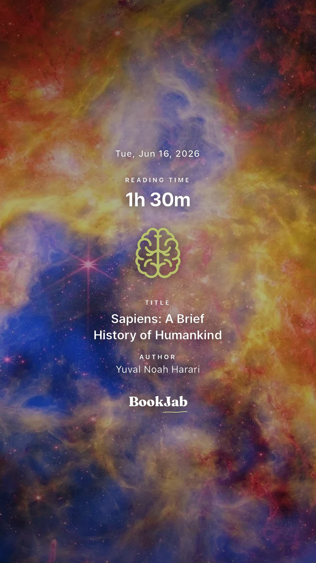 Sapiens · 1h 30m — Tarantula Nebula