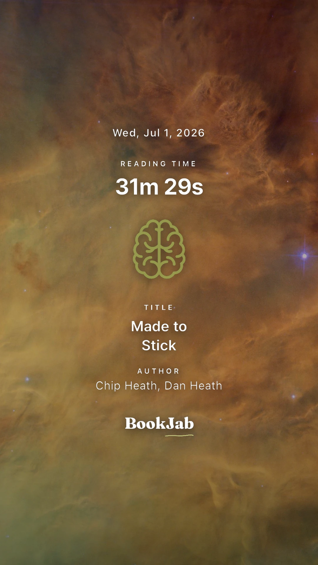 Made to Stick · 31m — Lagoon Nebula